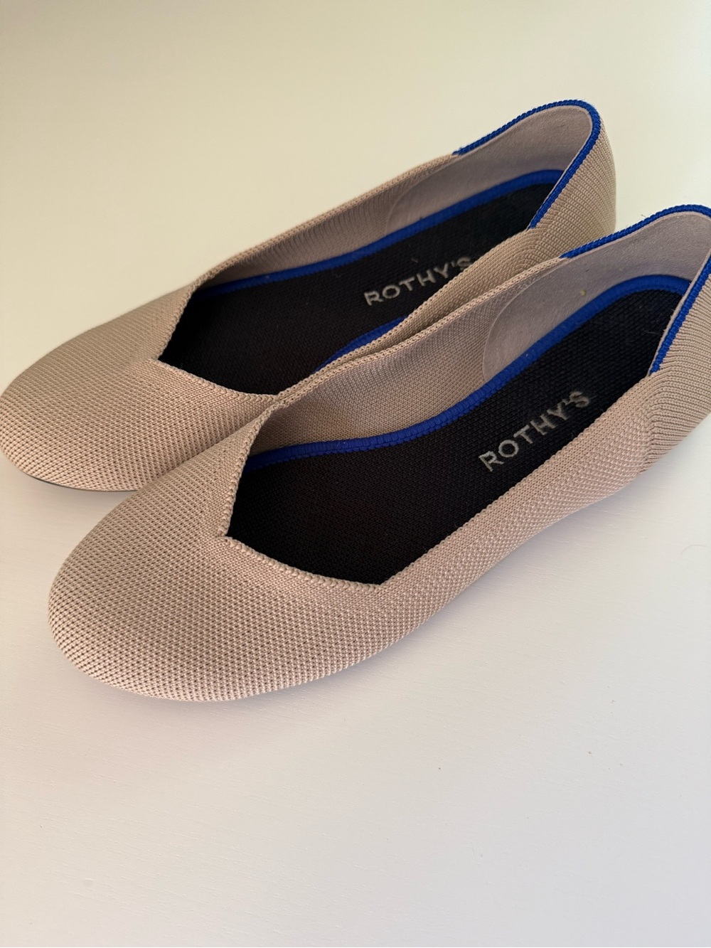 Rothy’s Flax Birdseye Round Toe Flats